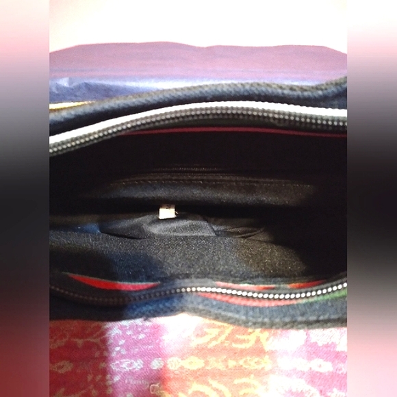 VTG 90s Kate Spade Striped Shoulder Bag - Picture 4 of 4